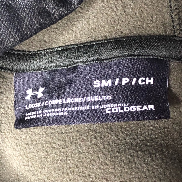 Under Armour boys size sm green pullover hoodie - Picture 5 of 6